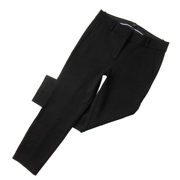 NWT J.Crew Slim Crop Cameron in Black Ponte Stretch Ankle Crop Pants 8 - Picture 1 of 5